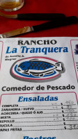 Rancho La Tranquera food