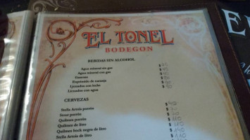 El Tonel food