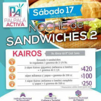 Sandwicheria Kairos food