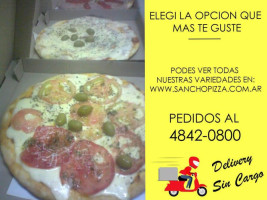 Sancho Pizza food