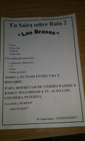 Las Brasas menu