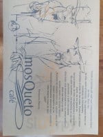 Cafe Mosqueto menu