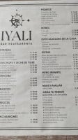 Iyali Bar Restaurant menu