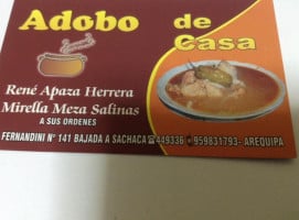 Adobo De Casa food