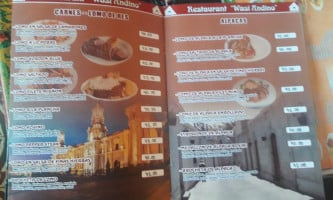 Wasi Andino menu