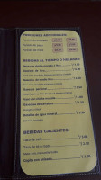 El Perol menu