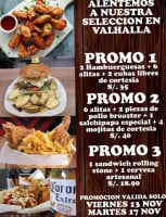 Valhalla Rock Café food