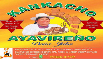 Kankacho Ayavireño DoÑa Julia -arequipa food