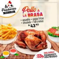 La Ponderosa, Pollos A La Brasa food