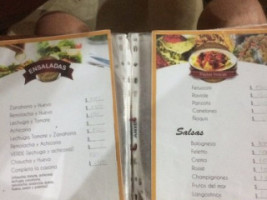 La Casona Srl menu