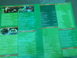 Aquarius menu