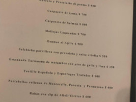 Maridaje Resto menu