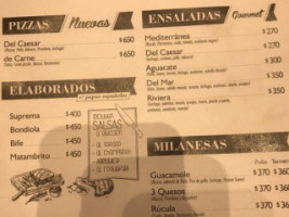 La Riviera menu