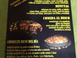 Parrilla Donato menu