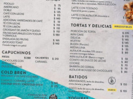 Cafe Martinez menu