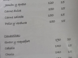 El Paso menu