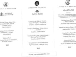 Refinería menu