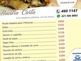 Nautico Resto menu