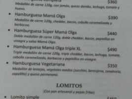 Mama Olga, Es Riquisima menu