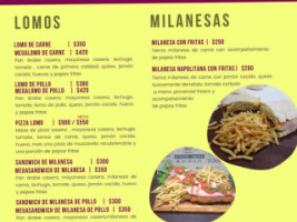 Los Cardos menu