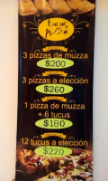 Tucus Pizza menu