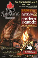 Las Brasas Monte Vera menu