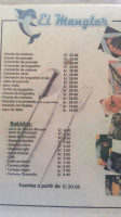 El Manglar Restaurant Cevicheria menu