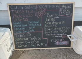 Parrilla Don Juan menu