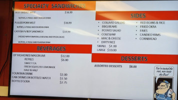 Las Cabanas menu