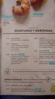 Café Martínez menu