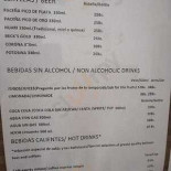 El Solar Café Bistro menu