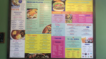 Acuarela menu