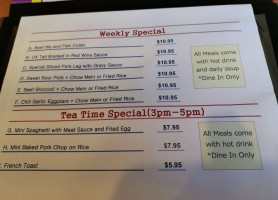 Unique Resto Cafe menu