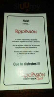 Rojo Pasión Chivitería Restó Carte