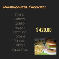 Panchería Carrusel menu