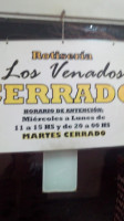 Rotiseria Los Venados menu