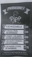 Pizzeria Pipo Carta