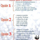 Restaurant Chifa Oso Panda menu