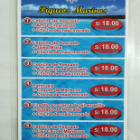 Cevichería Puerto Marino menu