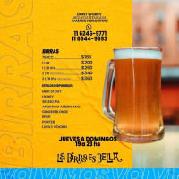 La Birra Es Bella Carte
