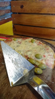Pizza Fava Cipolletti food