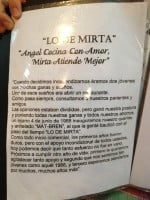 Lo De Mirta Carta
