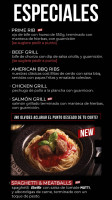Barstow menu