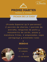 El Rancho Asador Criollo menu