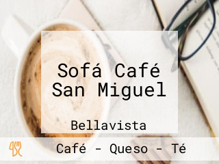 Sofá Café San Miguel