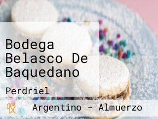 Bodega Belasco De Baquedano