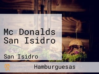 Mc Donalds San Isidro