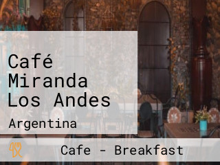 Café Miranda Los Andes