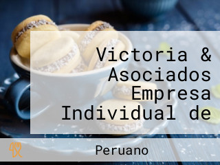 Victoria & Asociados Empresa Individual de Responsabilidad Limitada - Victoria & Asociados E.I.R.L.
