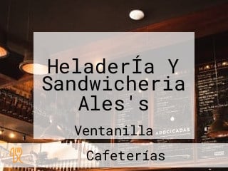 HeladerÍa Y Sandwicheria Ales's